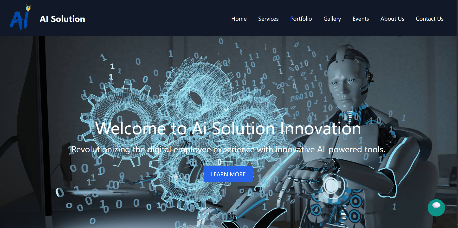 AI Solution Innovation Website